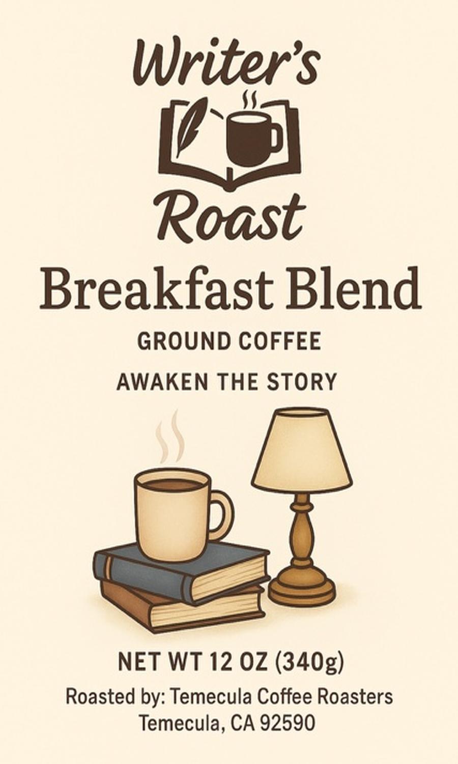 Breakfast Blend – Smooth Medium Roast Coffee | Writer’s Roast
