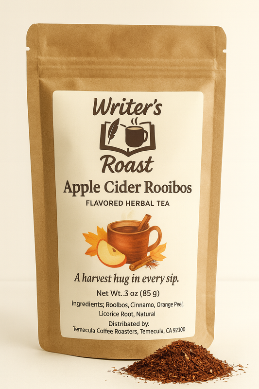 Apple Cider Rooibos Tea – Flavored Herbal Loose Leaf | Writer’s Roast Signature Tea