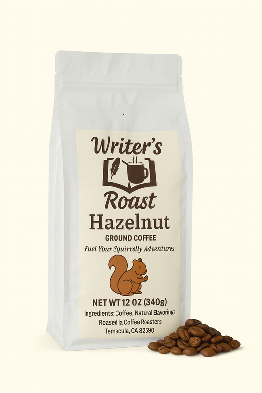 Hazelnut Coffee – Medium Roast | Writer’s Roast Squirrel Fuel