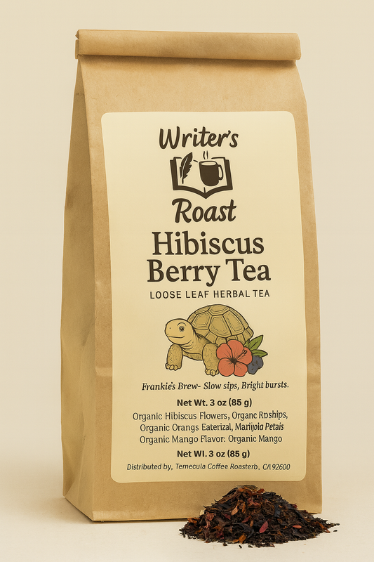 Hibiscus Berry Caffeine-Free Herbal Tea – Loose Leaf | Writer’s Roast Signature Series